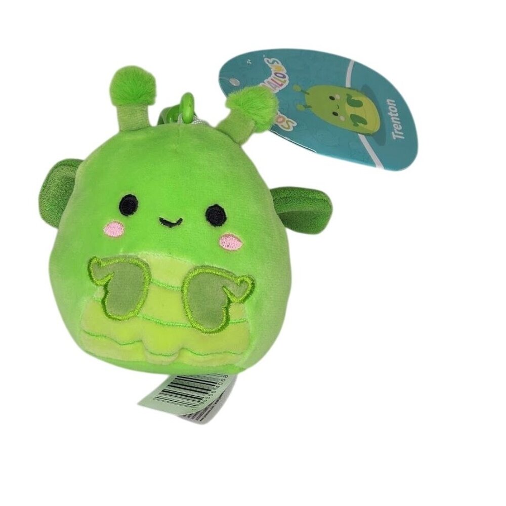 Squishmallows Trenton the Praying Mantis Clip-On Plush New With Tags